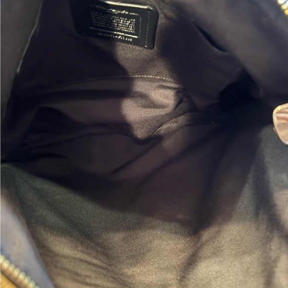 Coach Mae Signature โCโ brown & black crossbody adjustable strap purse bag! EUC - Picture 10 of 10